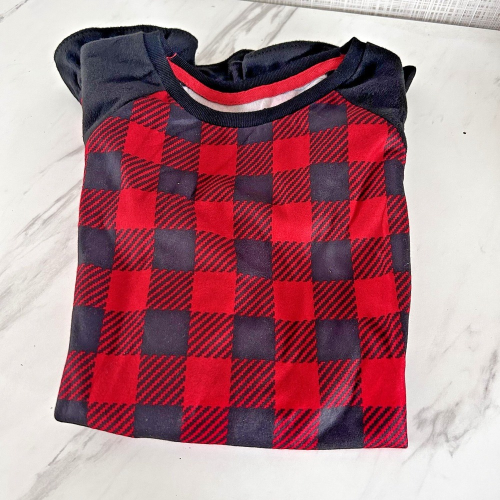 Girl & 18" Doll Matching Nightgowns Pajamas XS 4/5‎ Red & Black Plaid New BxI - Picture 3 of 4